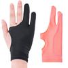 Artist Drawing Glove 3-Layer Palm Rejection [2 Pack Black and Pink] view 1