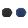 2 Pack DAYJOY Soft Silicone Protective Case Cover Compatible with Anker Soundcore P25i/P20i/R50i Earbuds, Protective Skin Sleeve with Key Chain(Black+Blue) view 1