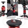 IFOOTAGE CB3 Base Tripod Pedal with Aluminum Phone Tripod Mount w Cold Shoe Mount,Yellow view 2