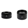 ZTBH Microscope Accessories Kit WD165 0.3X 0.5X 0.7X 1X 1.5X 2.0X Auxiliary Barlow Objective Lens Thread M48mm for Zoom Stereo Binocular Trinocular Microscope Microscope Slides(Color:2X 0.5X) view 1
