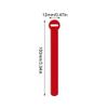 10 Pack Electrical Cable Label, 100mm Nylon Cable Tie, Office Wire Management Tool with Loop & Hook, Adjustable Straps for Data Cables Power Charging Wire Cords (Yellow) view 2