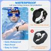 [2-Pack] Compatible for AirTag Kids Bracelet, Cute Kid Air Tag Wristband Waterproof Hidden Air Tag Holder Compatible with Apple Air Tag, Soft Silicone Air Tag Case for Kids (Dinosaurs & Planes) view 3