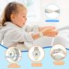 [2-Pack] Compatible for AirTag Kids Bracelet, Cute Kid Air Tag Wristband Waterproof Hidden Air Tag Holder Compatible with Apple Air Tag, Soft Silicone Air Tag Case for Kids (Dinosaurs & Planes) view 4