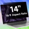 14 Inch 16:9 Laptop Privacy Screen Filter, Anti Blue Light Glare & Anti Scratch Computer Privacy Shield for 14" with 1920x1080 Aspect Ratio Laptop view 1