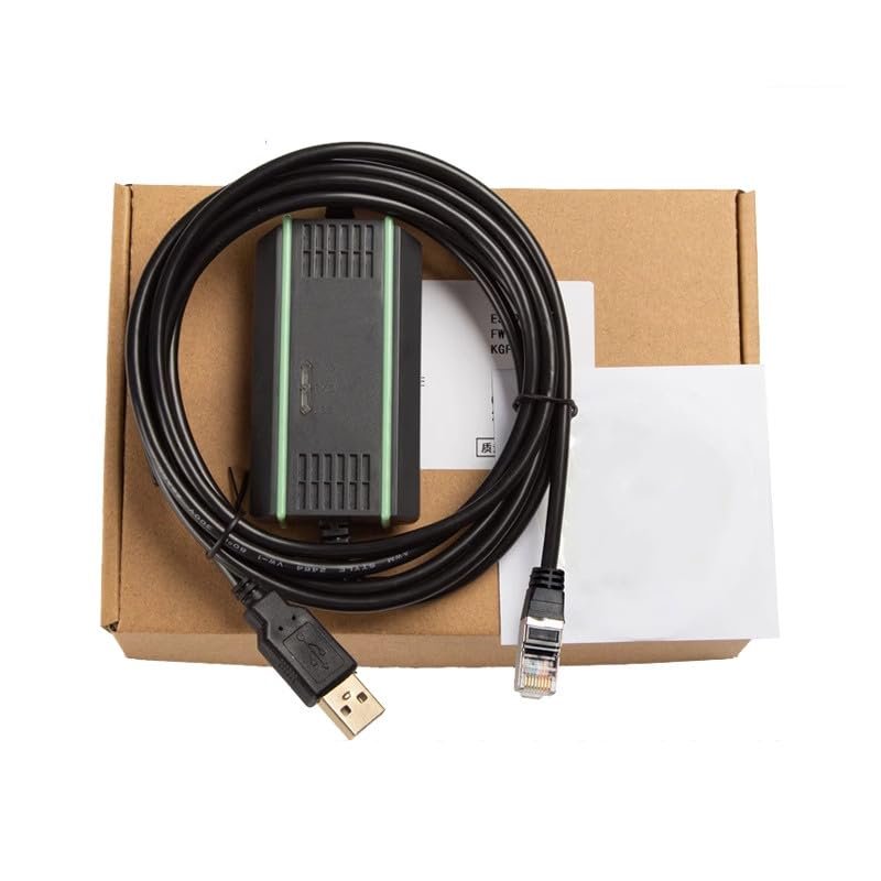VFD-USB01 Compatible Programming Cable VFD-E/EL/ED/CH2000 Series Inverter Communication Data Cable Download Cable FT232RL Chip Models Electromagnetic Isolation Models 6P6C Plugs 3 Meter