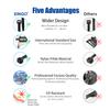 XINGO 12 Inch Black Zip Ties 1200 PCS, 75 LBS Tensile Strength, UV Resistant Cable Ties, Premium Self-locking Plastic Ties for Indoor and Outdoor Use view 3