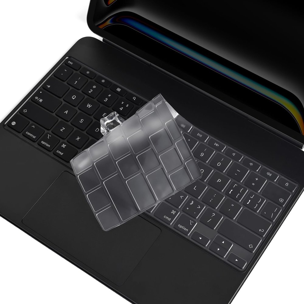 CaseBuy Premium Ultra Thin Keyboard Cover for Apple 13 Inch iPad Air 13 M3(2025) & iPad Pro M5 M4(2025 2024) with Magic Keyboard, 13" iPad Pro Protector Skin Accessories, US Keyboard Layout
