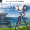 Low Profile Ball Head 55mm Tripod Ball Head,INNOREL U55 All Metal Heavy Duty 360 Panoramic Tripod Head with 3 Arca Swiss Quick Release Plates for Tripod, Monopod, DSLR, Camera Max Load 66lbs/30kg view 2