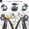 Low Profile Ball Head 55mm Tripod Ball Head,INNOREL U55 All Metal Heavy Duty 360 Panoramic Tripod Head with 3 Arca Swiss Quick Release Plates for Tripod, Monopod, DSLR, Camera Max Load 66lbs/30kg view 4