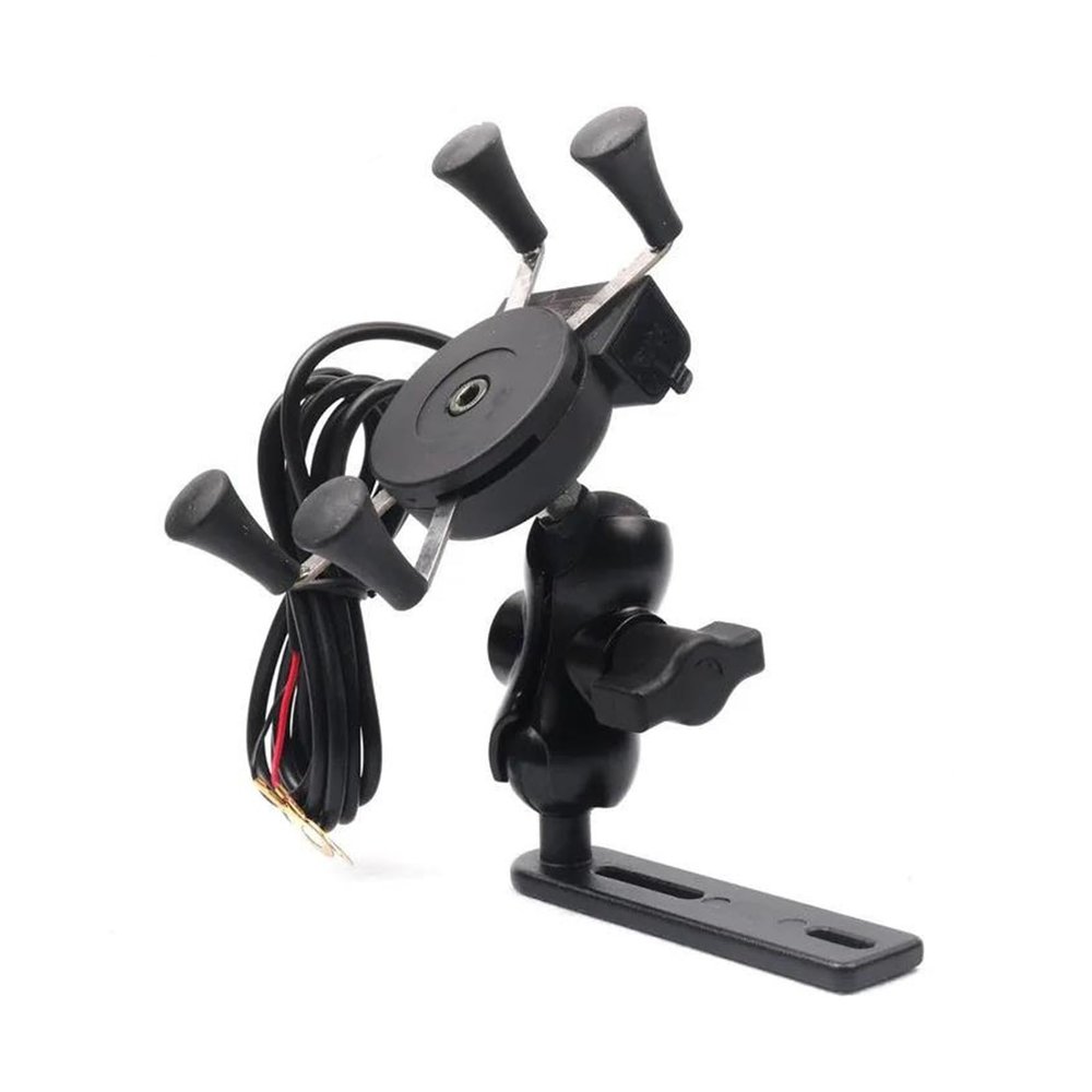 BAFAFA Navigator Mount GPS Mount Bracket for GL1800 for Goldwing 1800 for X-ADV 750 for XADV750 Motorcycle GPS Navigation Frame Mobile Phone Mount Bracket(with USB)