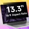 ANTOGOO V 13.3 Inch 1920x1080P (16:9) Laptop Privacy Screen Filter, Anti Blue Light Glare & Anti Scratch Computer Privacy Shield, Not for 13" with 16:10 Aspect Ratio Laptop view 1