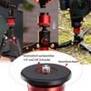 IFOOTAGE CB3 Base Tripod Standard with Aluminum Phone Tripod Mount w Cold Shoe Mount,Yellow view 3