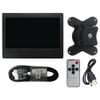 DirectNine Basics 7 Inch Mini Universal HDMI/VGA/AV General-Purpose Portable Display Computer Auxiliary Screen Sub Screen Car Reversing Image Monitor, black, 7C +WK view 1