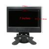 DirectNine Basics 7 Inch Mini Universal HDMI/VGA/AV General-Purpose Portable Display Computer Auxiliary Screen Sub Screen Car Reversing Image Monitor, black, 7C +WK view 2