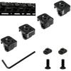Ficero Metal Pressure Switch Cable Guides for M-LOK System, Flashlight Laser Wire Management Clips (4 Pack) view 1