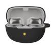 CLEVERISH Silicone case for The New Bose Ultra Open Earbuds 2024, Shockproof case for Bose Ultra Open Earbuds 2024 with Carabiner and Wrist Strap. (Black) view 2