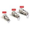 10Sets GX20 2 Pin Metal Male Female Panel Connector, 20mm Panel Mount Circular Metal Aviation Connector Adapter Plug Socket for Cable Power Connection (10Sets) view 2