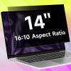 14 Inch 16:10 Laptop Privacy Screen Filter, Anti Blue Light Glare & Anti Scratch Computer Privacy Shield for 14" with 1920x1200 Aspect Ratio Laptop view 1