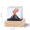 Whbbbj Realistic Volcanic Eruption Night Light, Volcano Sculpture, Volcano Staue, Resin Volcanic Eruption Cube Ornament, Volcanic Eruption Model Atmosphere Night Light, for Room Office Decoration view 2