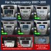 8-Core 5GWiFi Car Radio for Toyota Camry 2007 2008 2009 2010 2011 Upgrade 9" 1280x800 Touch Screen Stereo, Android 13 Head Unit, Wireless Carplay, Android Auto, GPS FM/EQ Bluetooth SWC Backup Camera view 2