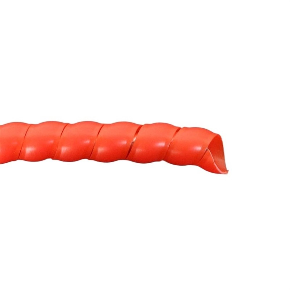 Spiral Wrap 2 Meter Cable Wrapping Bands 8mm 10mm 14mm 16mm Flame Retardant Sleeving Tube Spiral Protective Winding Pipe Wire Tubing Cover(Color:Red Color,Size:14mm Inside Diameter)