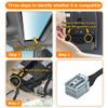 FitDVR Dash Camera Power Adapter (10-Pin) for Mazda, Connects to Sun Roof, LED Display, Built-in USB Power Source, Easy to Install, 5V 12V Output, D3-027 view 2