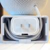 DirectNine Basics Wall Mount Bracket for HomePod Mini Smart Speakers Wall Stand Holder Bracket Shelf Stand Space Saving, Excellent Cable Management Floating Wall Mount (US White) view 3