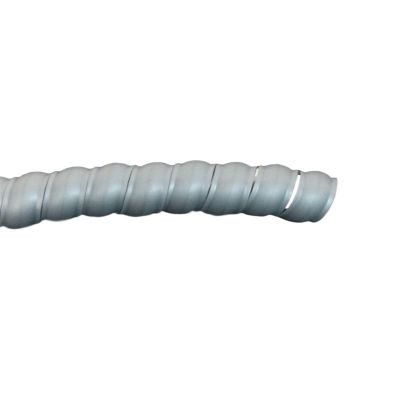 Spiral Wrap 2 Meter Cable Wrapping Bands 8mm 10mm 14mm 16mm Flame Retardant Sleeving Tube Spiral Protective Winding Pipe Wire Tubing Cover(Color:Grey Color,Size:16mm Inside Diameter)