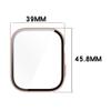 Screen Protector Case Compatible for Huawei Watch Fit 3 PC Full Cover Case Compatible for Huawei Watch Fit 3 Smartwatch (Black+Silver) view 2