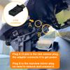 FitDVR Dash Camera Power Adapter (3-Pin) for Audi Volkswagen Porsche, Connects to Rain Sensor, LED Display USB Power Source, Easy to Install, 5V 12V Output, for Dash Cam, Radar, D3-025 view 2