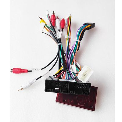 16pin Car Radio Stereo GPS NAV Power Harness Cable Wire for Hyundai Sonata/IX35/IX45/Tucson Santa KIA K2 K3 K5 K7 Rio Sorents Sportage Adapter with Can Bus Decoder