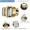 ALAZA Cartoon Construction Truck Excavator Yellow School Backpacks Travel Laptop Bag Kids Bookbag for Girls Boys Teens Women Men view 4