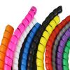 Spiral Wrap 2 Meter Cable Wrapping Bands 8mm 10mm 14mm 16mm Flame Retardant Sleeving Tube Spiral Protective Winding Pipe Wire Tubing Cover(Color:White Color,Size:12mm Inside Diameter) view 3