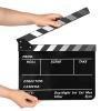 Andoer Acrylic Film Flap Film Flap Film Director Slate Cut Action Scene Clapper Board Film Slate Dry Wipe, type 3, Black view 3
