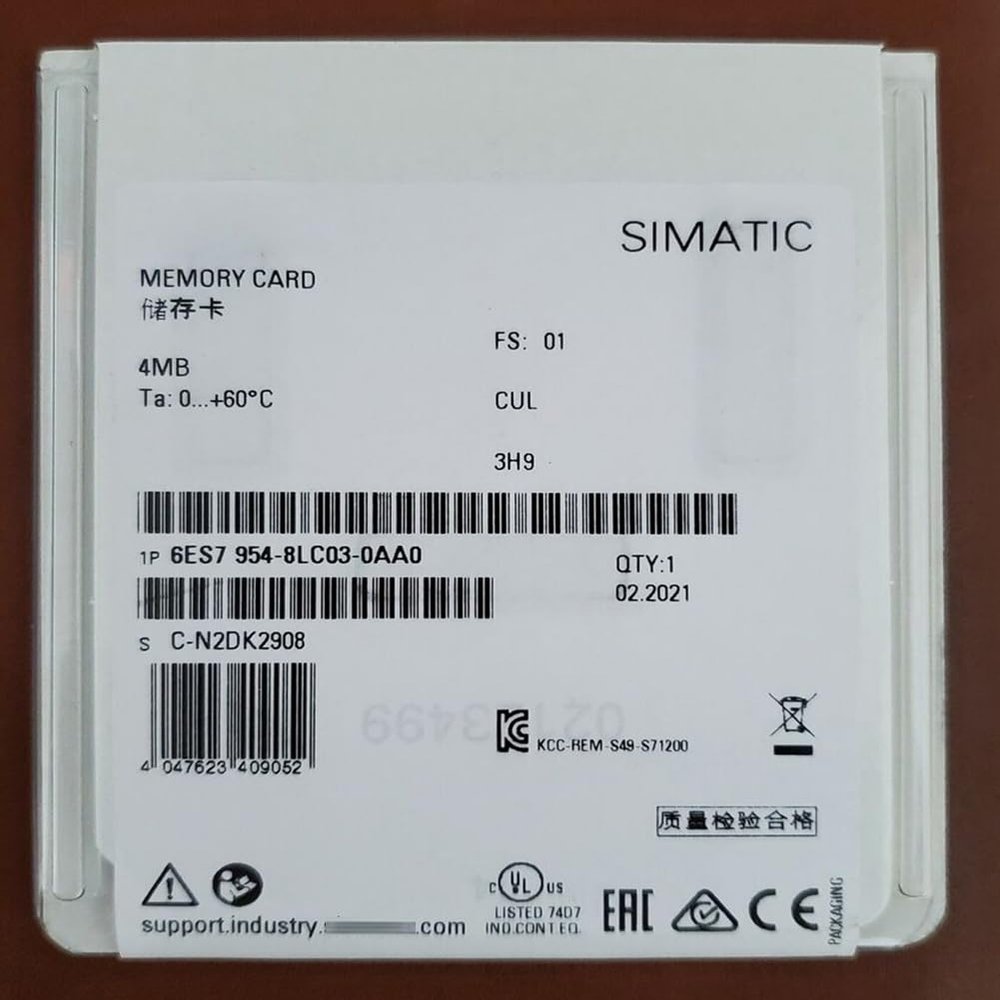6ES7954-8LC03-0AA0 S7 Memory Card 6ES7 954-8LC03-0AA0