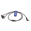 Eonvic 3.5mm TRS to Dual Low-Profile TA3M Mini-XLR 3-pin Male Audio Cable for RODE Wireless GO II Canon EOS C70 Blackmagic Pocket Cinema Camera 6K Pro Camera view 3