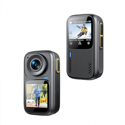Andoer 4K/30FPS Sports Camera WiFi Camera Dual Screen 6-Axis Anti-Shake Touch Control APP Remote Control with Waterproof Housing Underwater 30M Video Pre Recording Built-in Battery for Surfing Diving