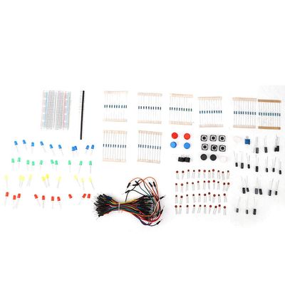 ANKROYU Circuit Resistor, Plastic Buzzer Capacitor Circuit Test Board, Electronic Circuit Resistor for Beginners