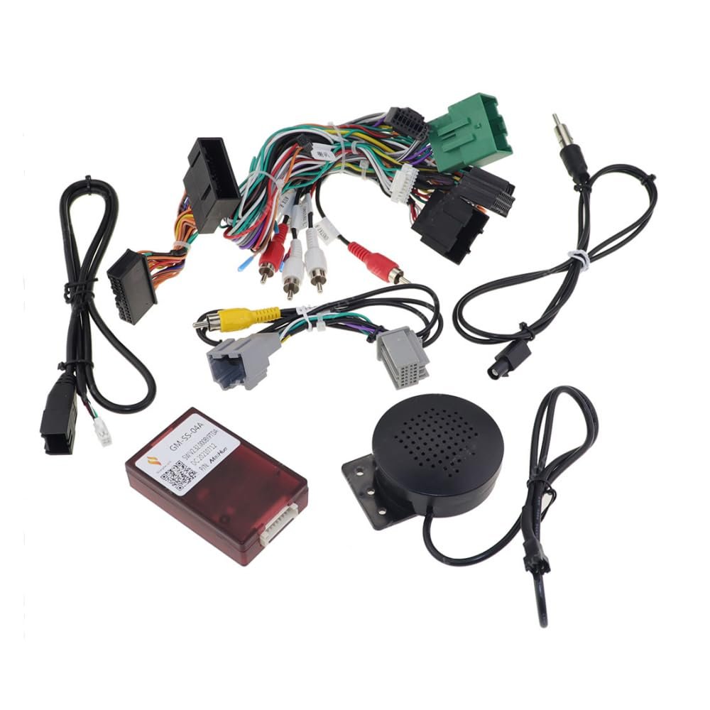 16pin Car Radio Stereo GPS NAVI Power Harness Cable Wire Loom Connector for Chevrolet GMC Silverado/Colorado/TRAX/Sierra/Tahoe/Equinox/GMC Canyon Sierra Plug Adapter