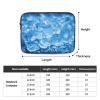 13 inch Laptop Sleeve Bag Blue ice cube background Laptop Bag Shockproof Computer Carrying Cover Slim Briefcase Handbag view 2