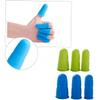 PartyKindom 36pcs Gaming Finger Sleeves Gel Finger Cots for Cutting Hand Protector Silicone Cover for view 2