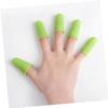 PartyKindom 36pcs Gaming Finger Sleeves Gel Finger Cots for Cutting Hand Protector Silicone Cover for view 4