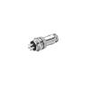 10PCS GX16 5 Pin Metal Male Female Panel Connector, 16mm Panel Mount Circular Metal Aviation Connector Adapter Plug Socket for Cable Power Connection (10Sets) view 2