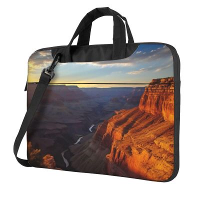 13 inch Laptop Tote Bag Men Women Canyon at Sunset Shoulder Laptop Sleeve Briefcase Messenger Computer Bag