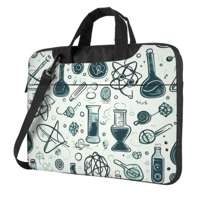 13 inch Laptop Tote Bag Men Women Chemistry Print Shoulder Laptop Sleeve Briefcase Messenger Computer Bag