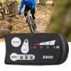 E Lithium Baery LED Fuel Meter S800 Display, Horizontal B/W Screen Horizontal Black and White Screen, E bike Retrofit Control Panel(48V) view 2