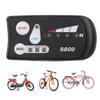 E Lithium Baery LED Fuel Meter S800 Display, Horizontal B/W Screen Horizontal Black and White Screen, E bike Retrofit Control Panel(48V) view 3