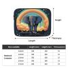 10 inch Laptop Sleeve Bag cute elephant rainbow Laptop Bag Shockproof Computer Carrying Cover Slim Briefcase Handbag view 2