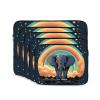 10 inch Laptop Sleeve Bag cute elephant rainbow Laptop Bag Shockproof Computer Carrying Cover Slim Briefcase Handbag view 3