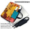 15.6 inch Laptop Tote Bag Men Women Autumn Leaves Maple Shoulder Laptop Sleeve Briefcase Messenger Computer Bag view 3